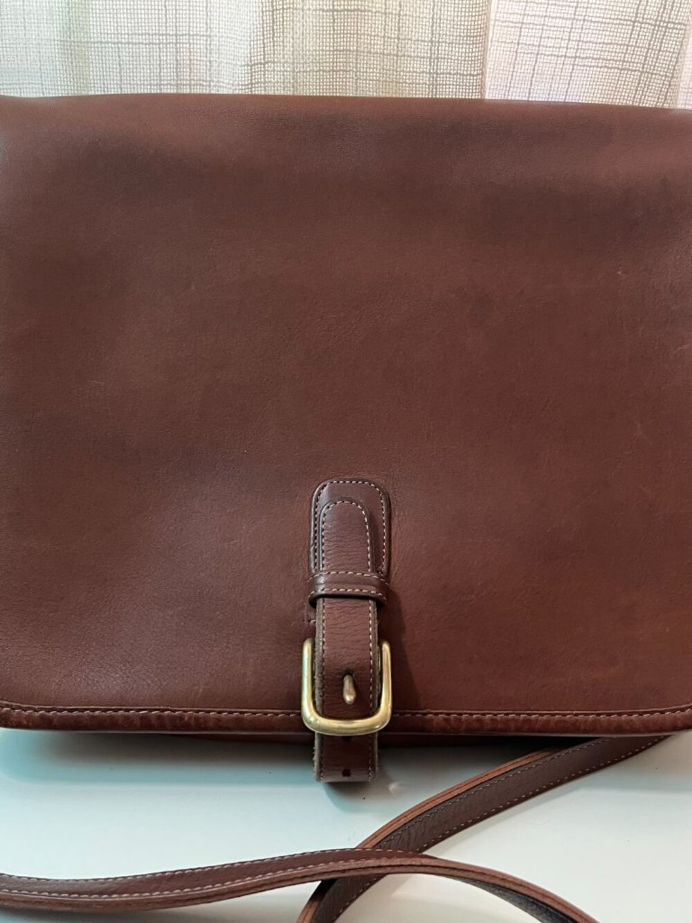 Vintage COACH Saddle Bag - British Tan